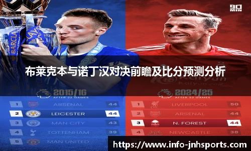 布莱克本与诺丁汉对决前瞻及比分预测分析